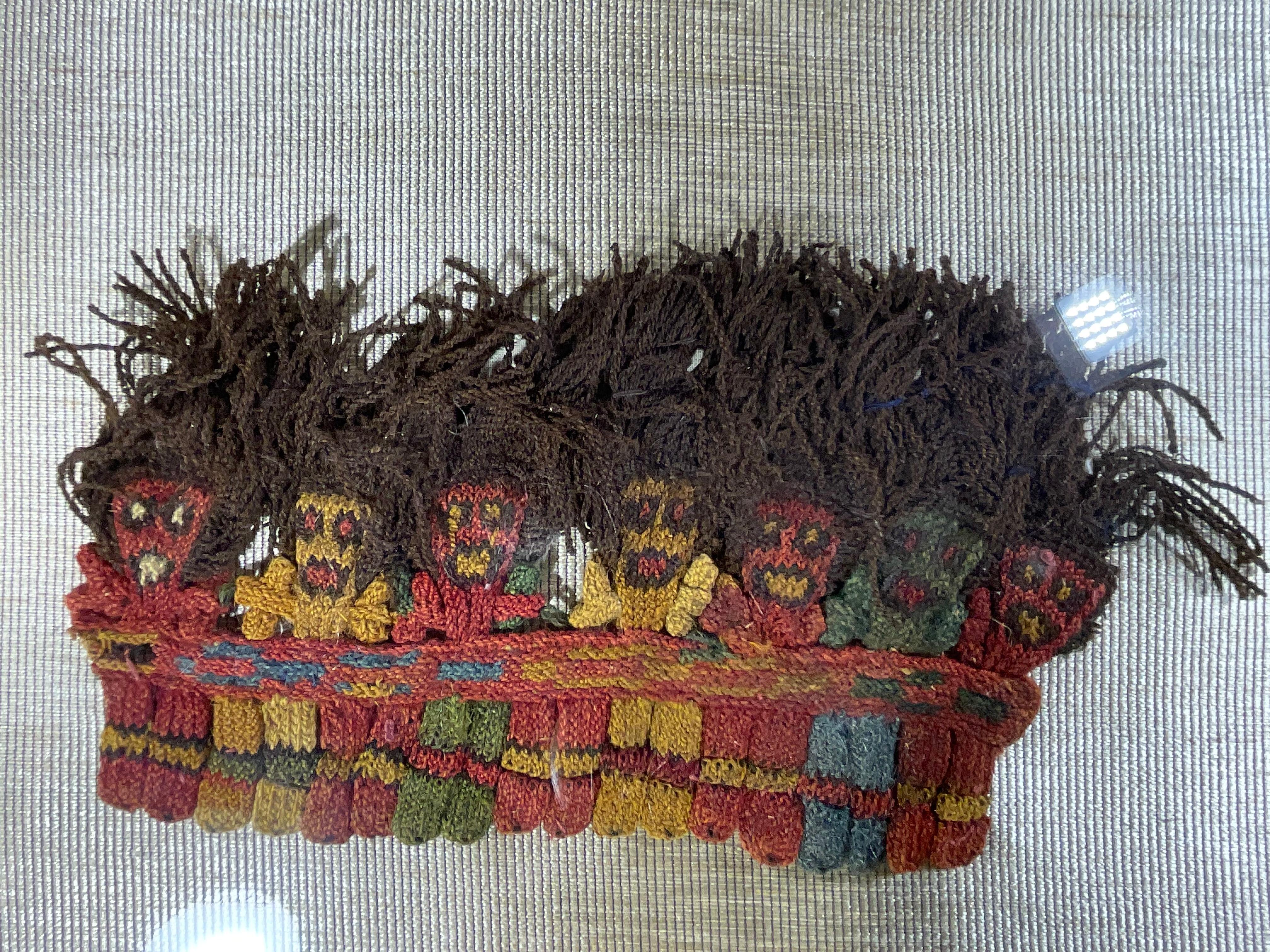 Pre Colombian Proto Nazca Peruvian Textile Fragment For Sale 6