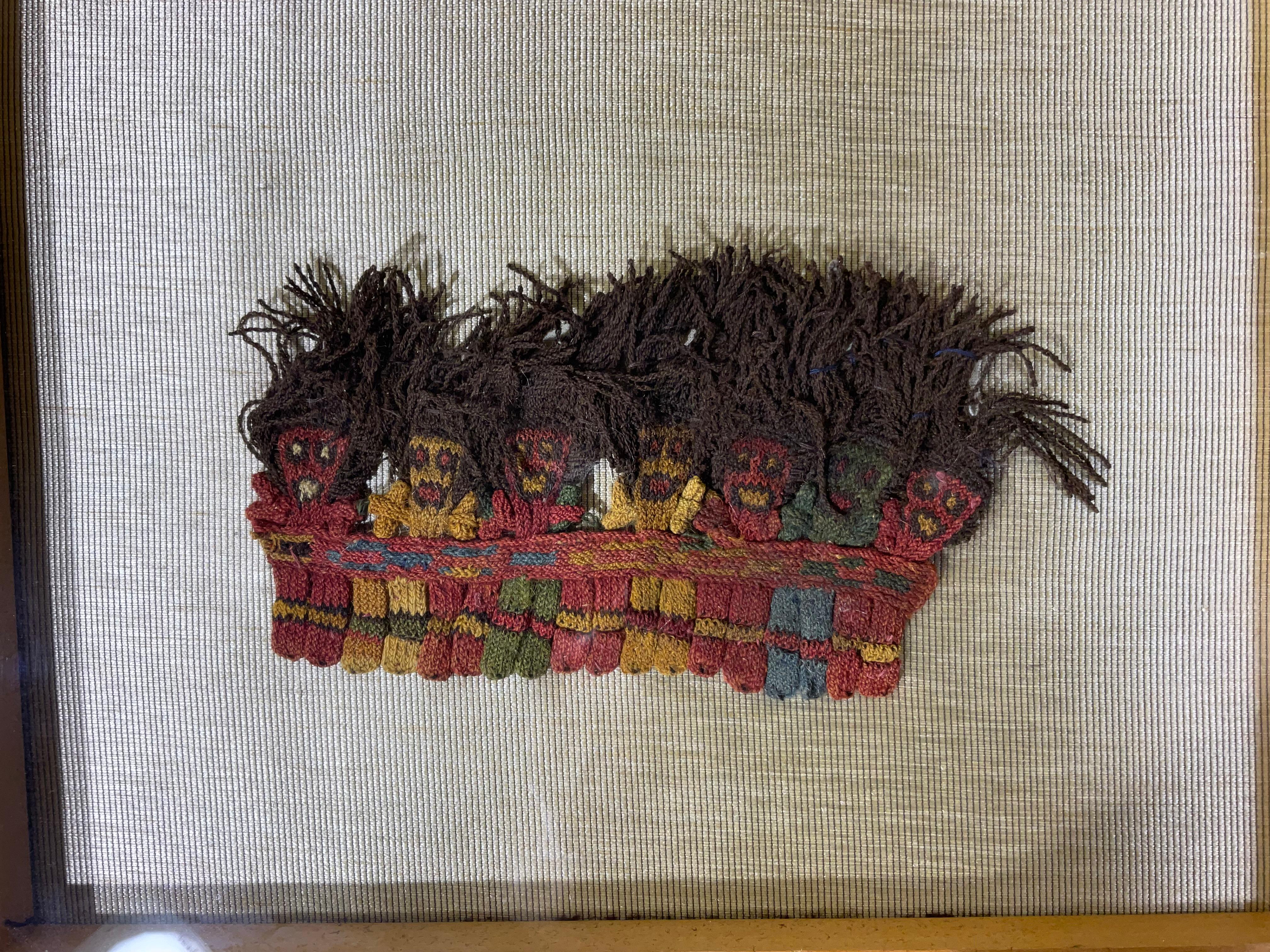 Péruvien Fragment de textile pré-colombien proto Nazca péruvien en vente