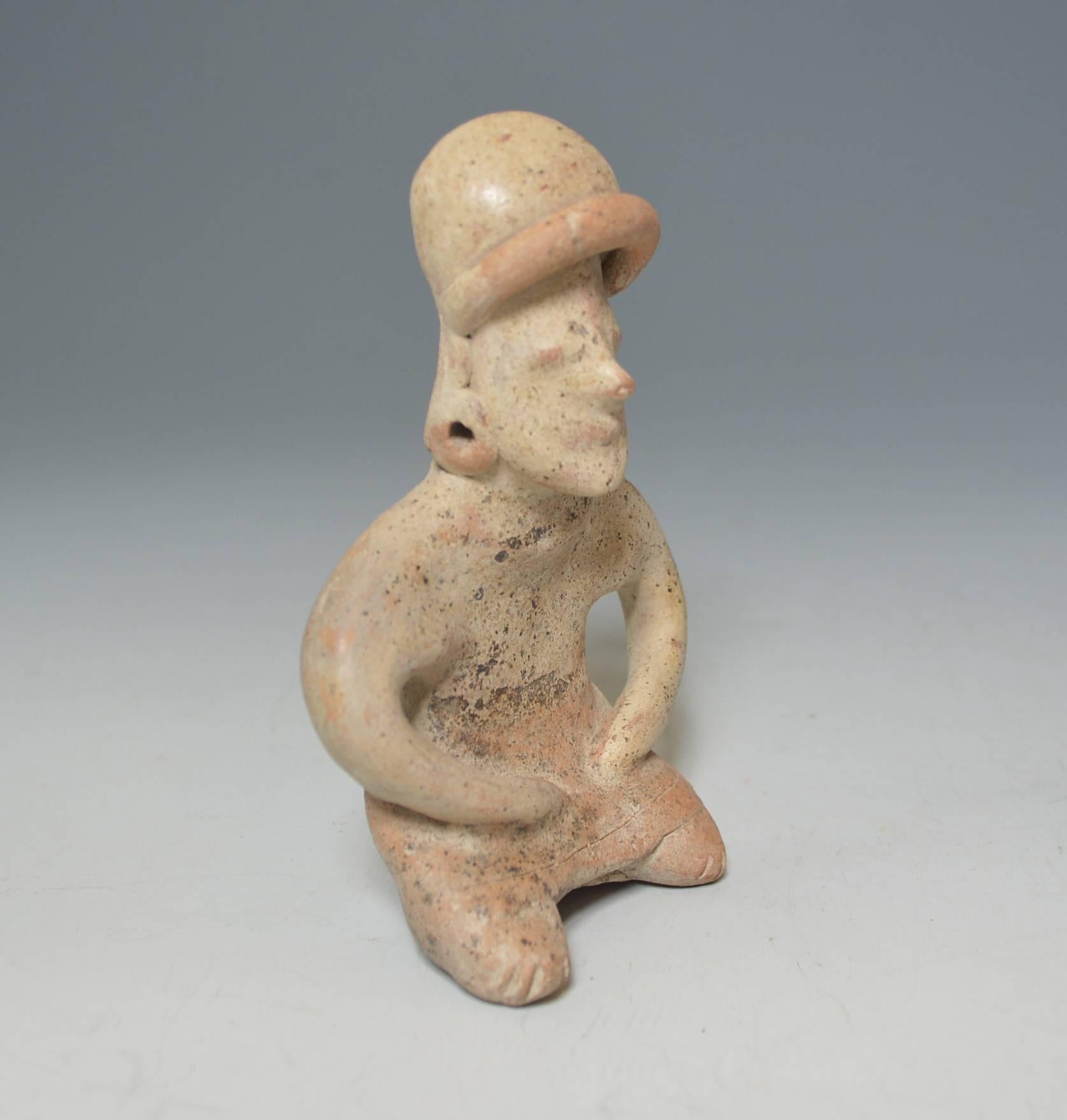 Mexican Pre Columbian Ancient Mexico Nayarit Figure, BC 200 – AD 200