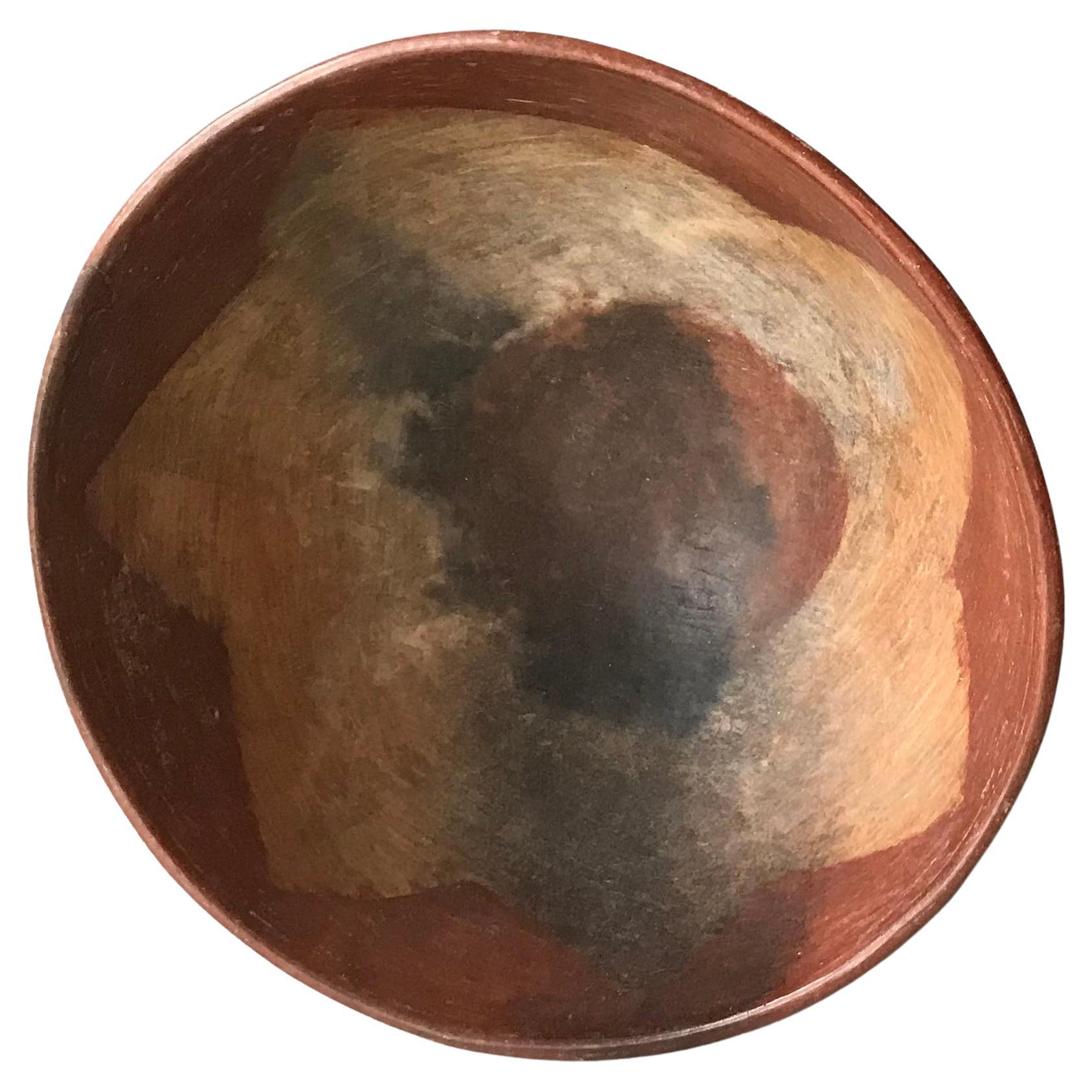 Bol étoilé de la poterie peinte précolombienne Charci/Narino en vente