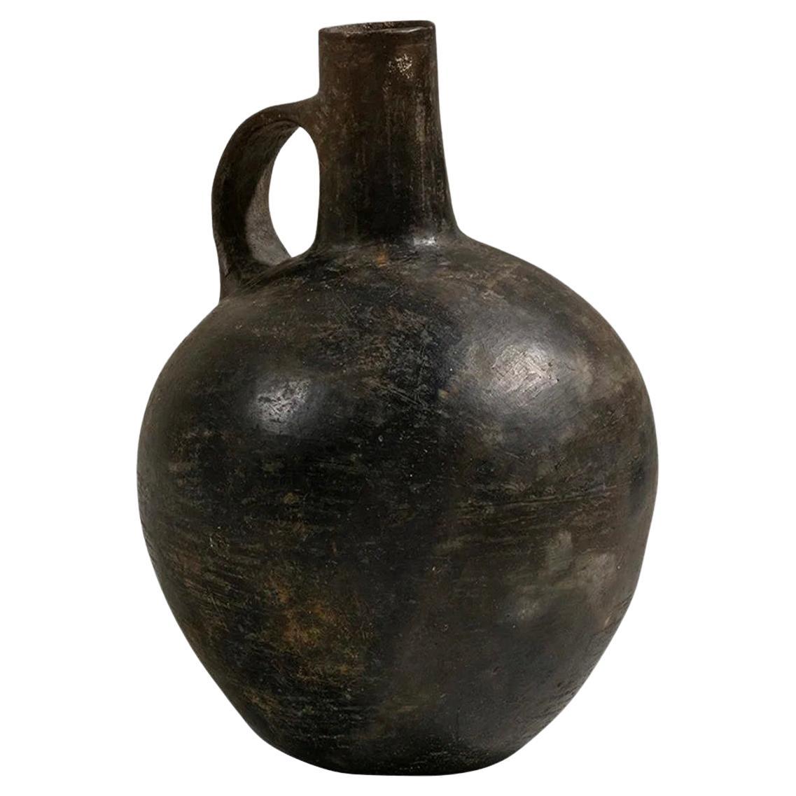 Pre-Columbian Blackware Vessel from the Chimu Culture