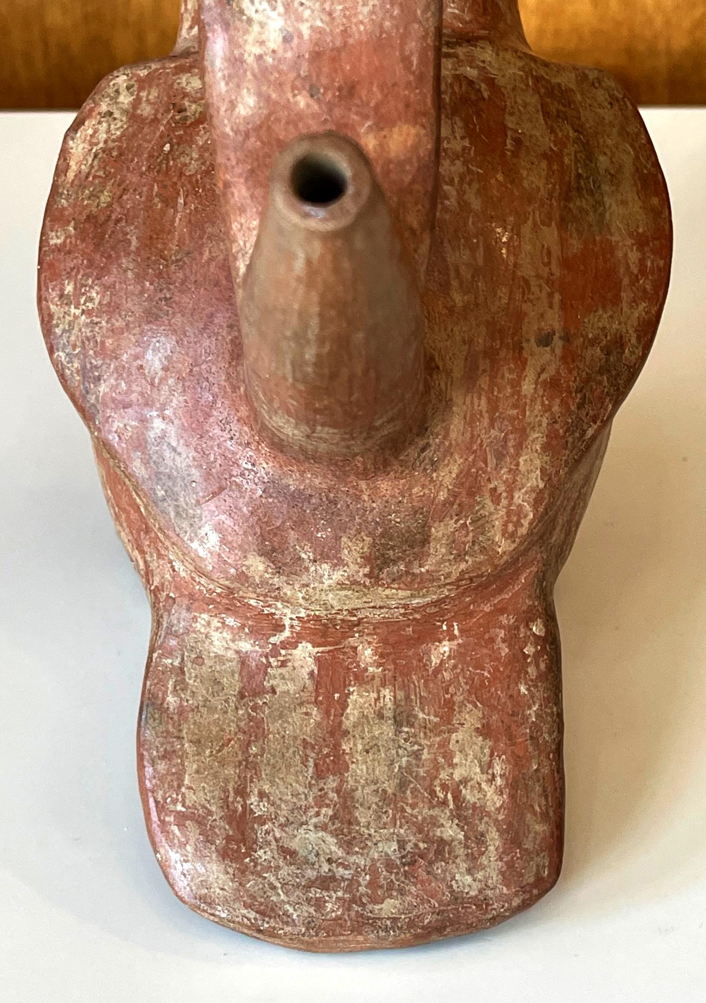 präkolumbianisches Sikanisches Vogelgefäß aus Keramik TL, getestet im Angebot 5