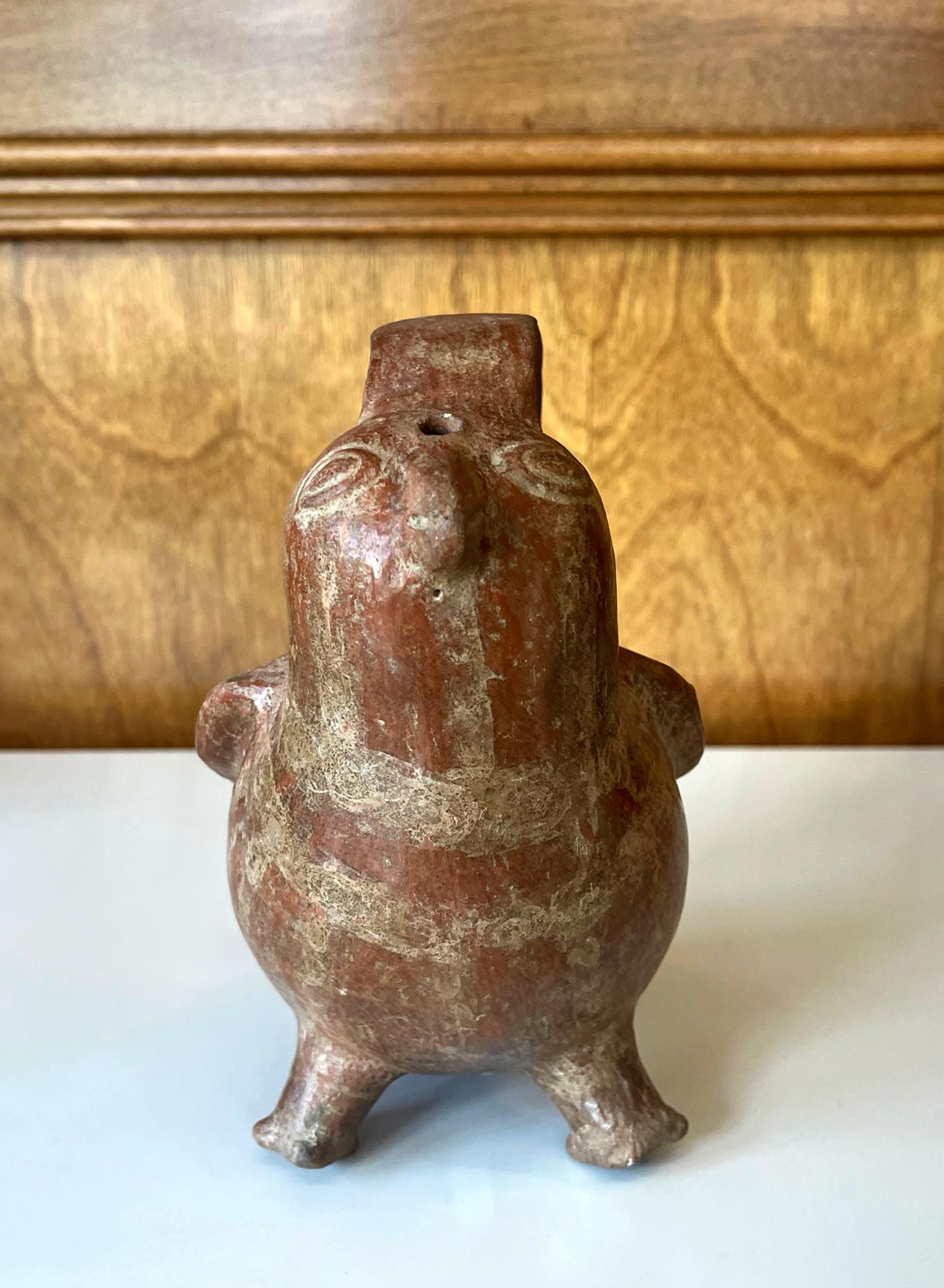 Pre-Columbian Ceramic Sican Bird Vessel TL Tested For Sale 2