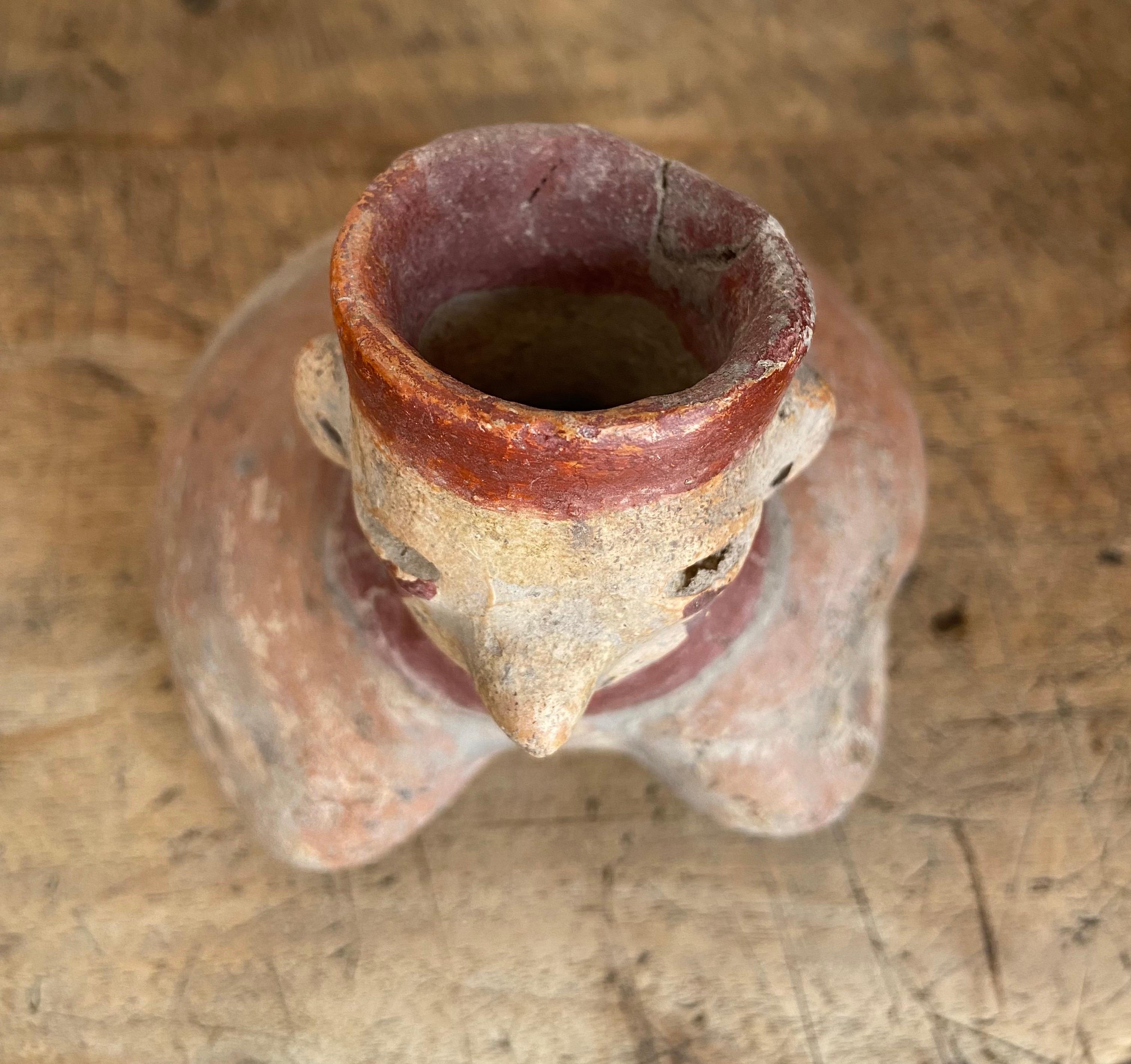 Pre-Columbian Ceramic Vessel from Mexico, Date Unknown For Sale 3