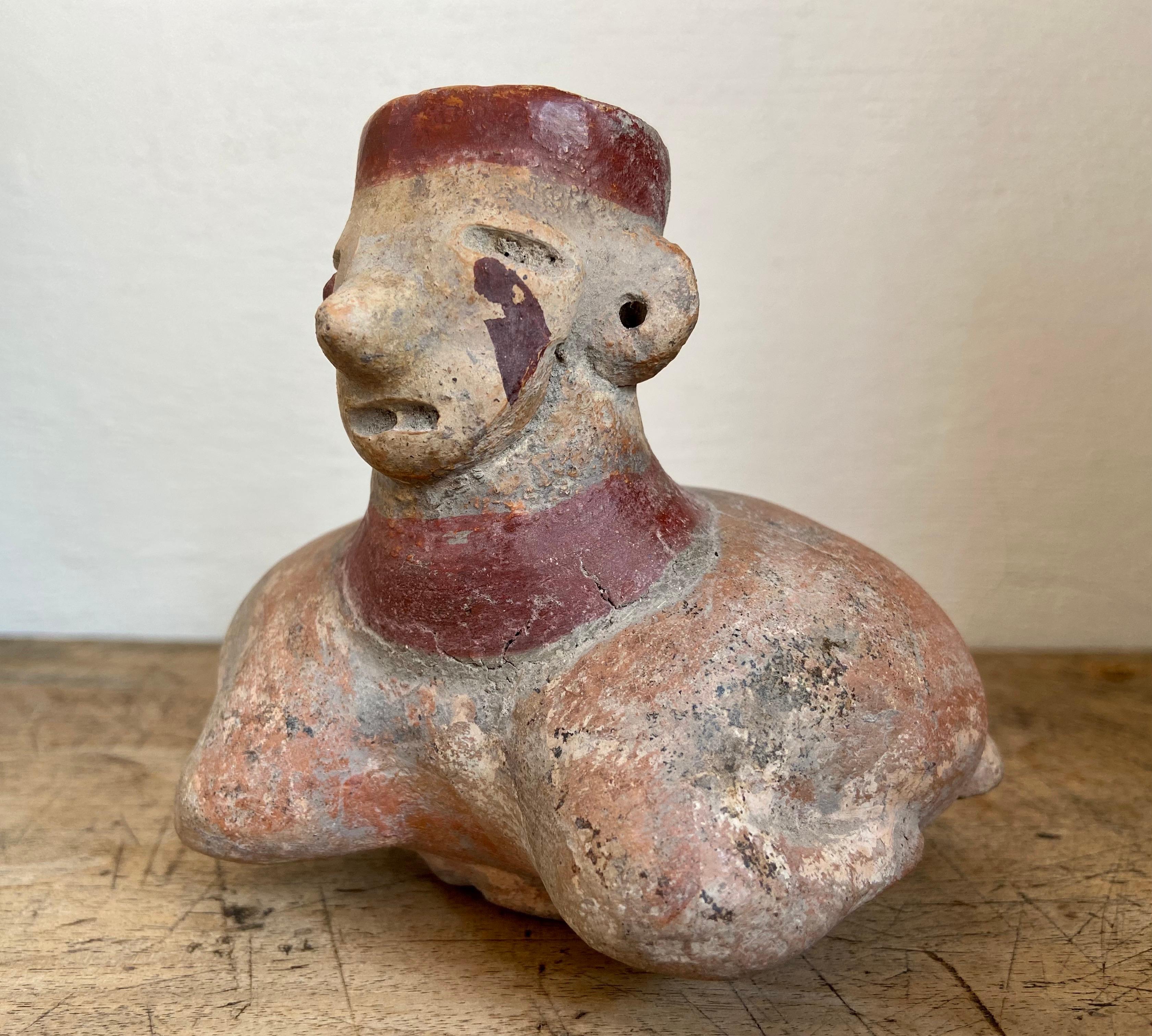 Pre-Columbian Ceramic Vessel from Mexico, Date Unknown For Sale 5