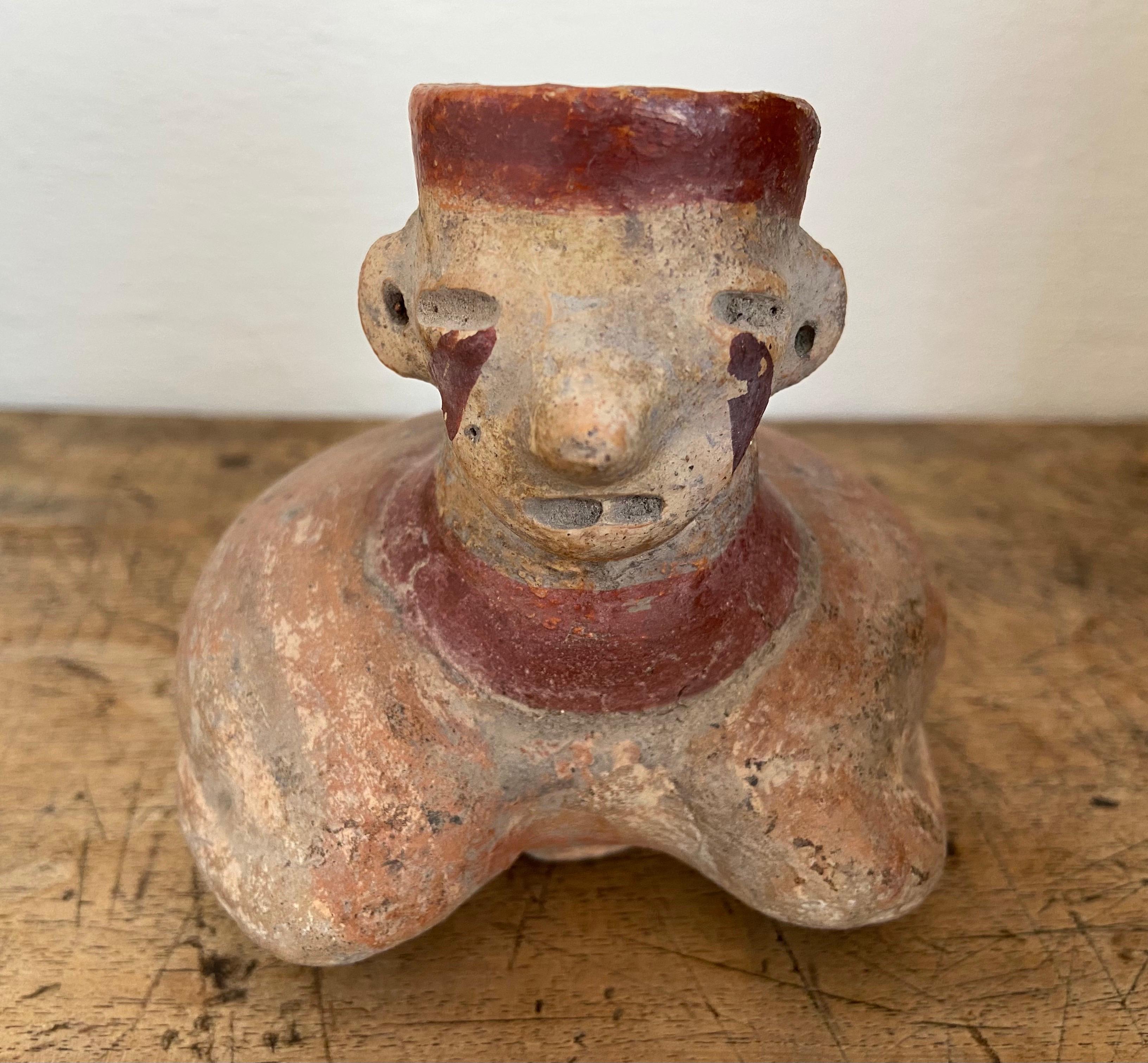 Pre-Columbianisches Keramikgefäß aus Mexiko, Datum unbekannt (Präkolumbisch) im Angebot
