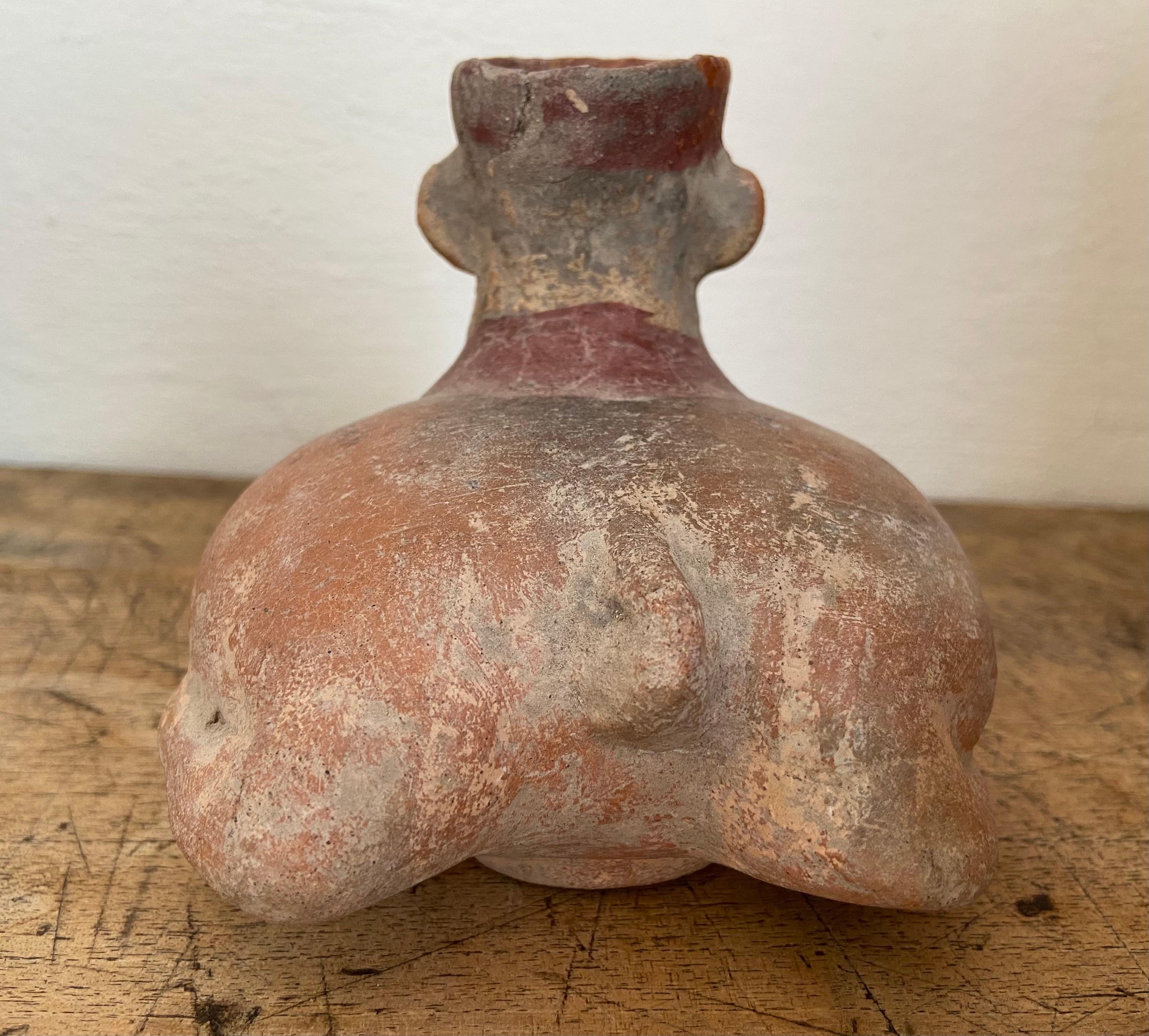 Pre-Columbianisches Keramikgefäß aus Mexiko, Datum unbekannt im Zustand „Relativ gut“ im Angebot in San Miguel de Allende, Guanajuato