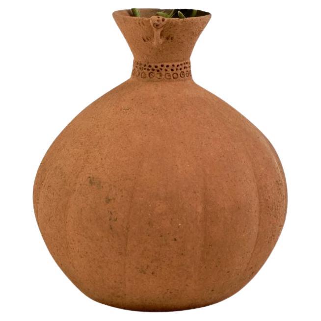 Pre Columbian Ceramic Vessel from Moche Culture For Sale