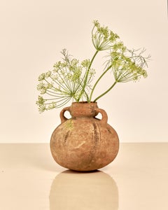 Vase en céramique Pre-Columbian avec poignée à double ruban de la culture Chancay