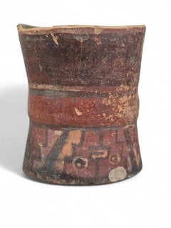 Vaso de cerámica precolombina - Cultura Tiahuanaco