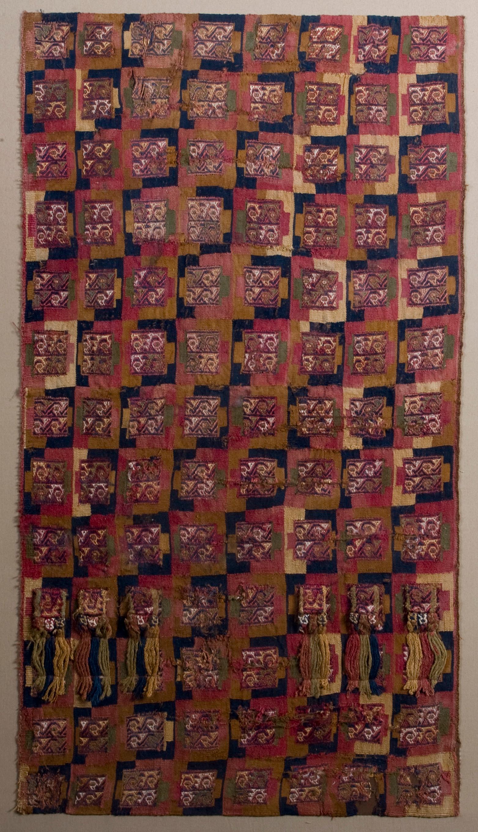 Précolombien Bannière Pre-Columbian Chuquibamba, Pérou 1000-1400 ADS Ex Guillot-Muñoz en vente
