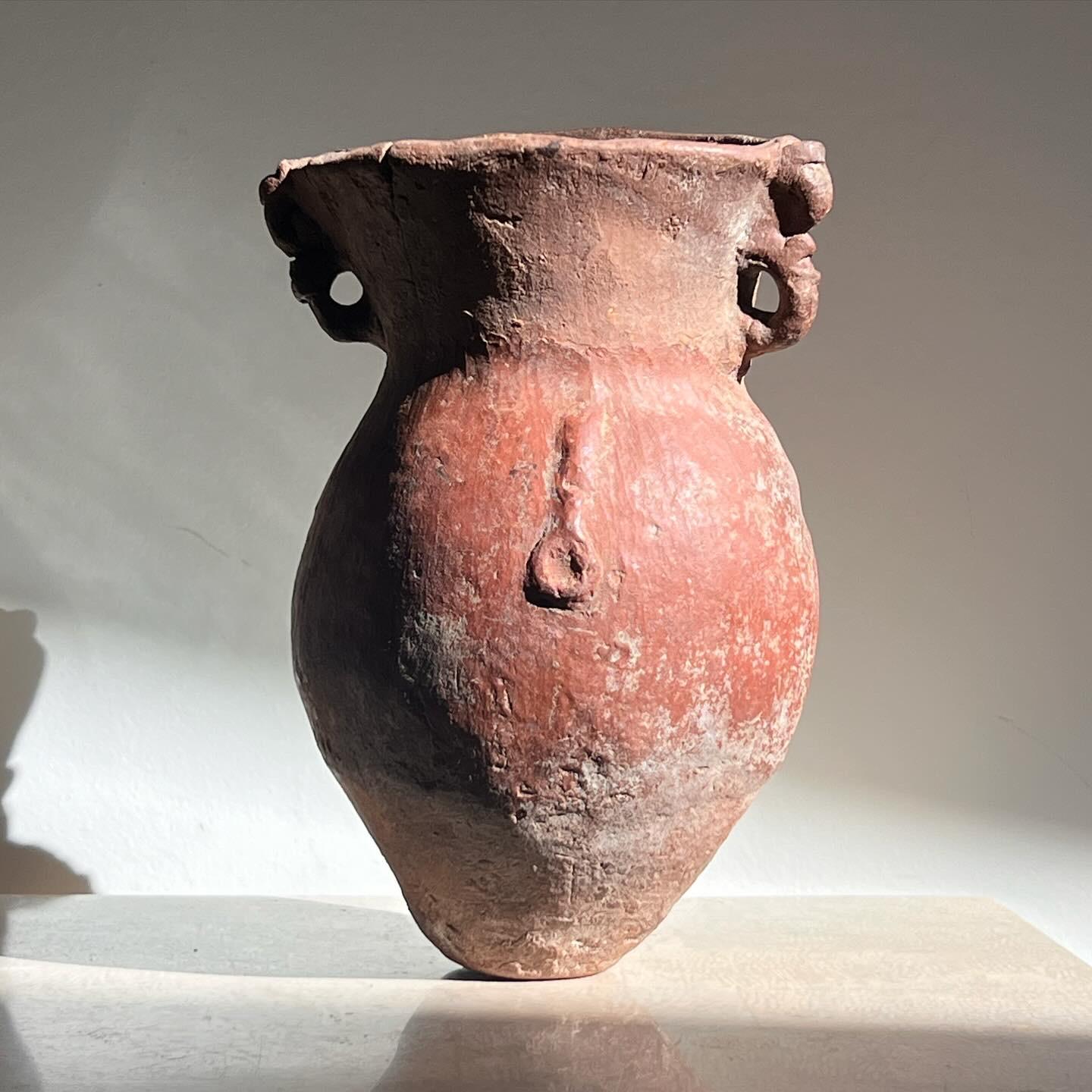 North American Pre Columbian clay pottery vessel  For Sale