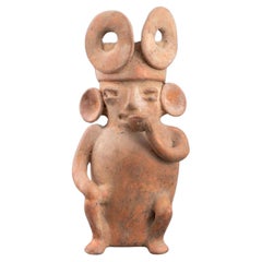 Vase figuratif Pre-Columbian en Redware de Colima