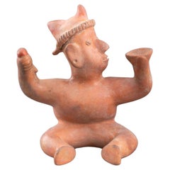 Antique Pre-Columbian Colima Redware Figural Vessel