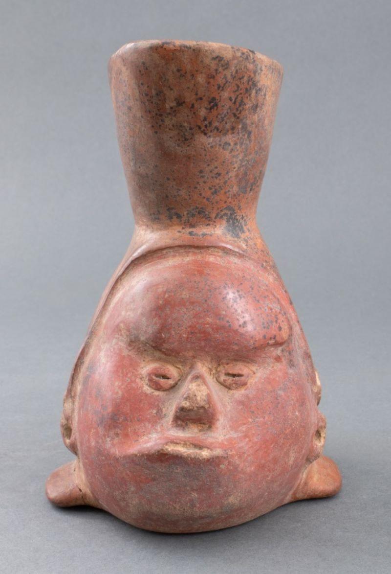 Pre-Columbian Colima Redware Janiform Vessel 1