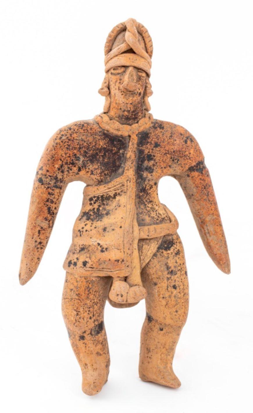 Pre-Columbian Colima Warrior Sculptures, 2 In Good Condition In Astoria, NY