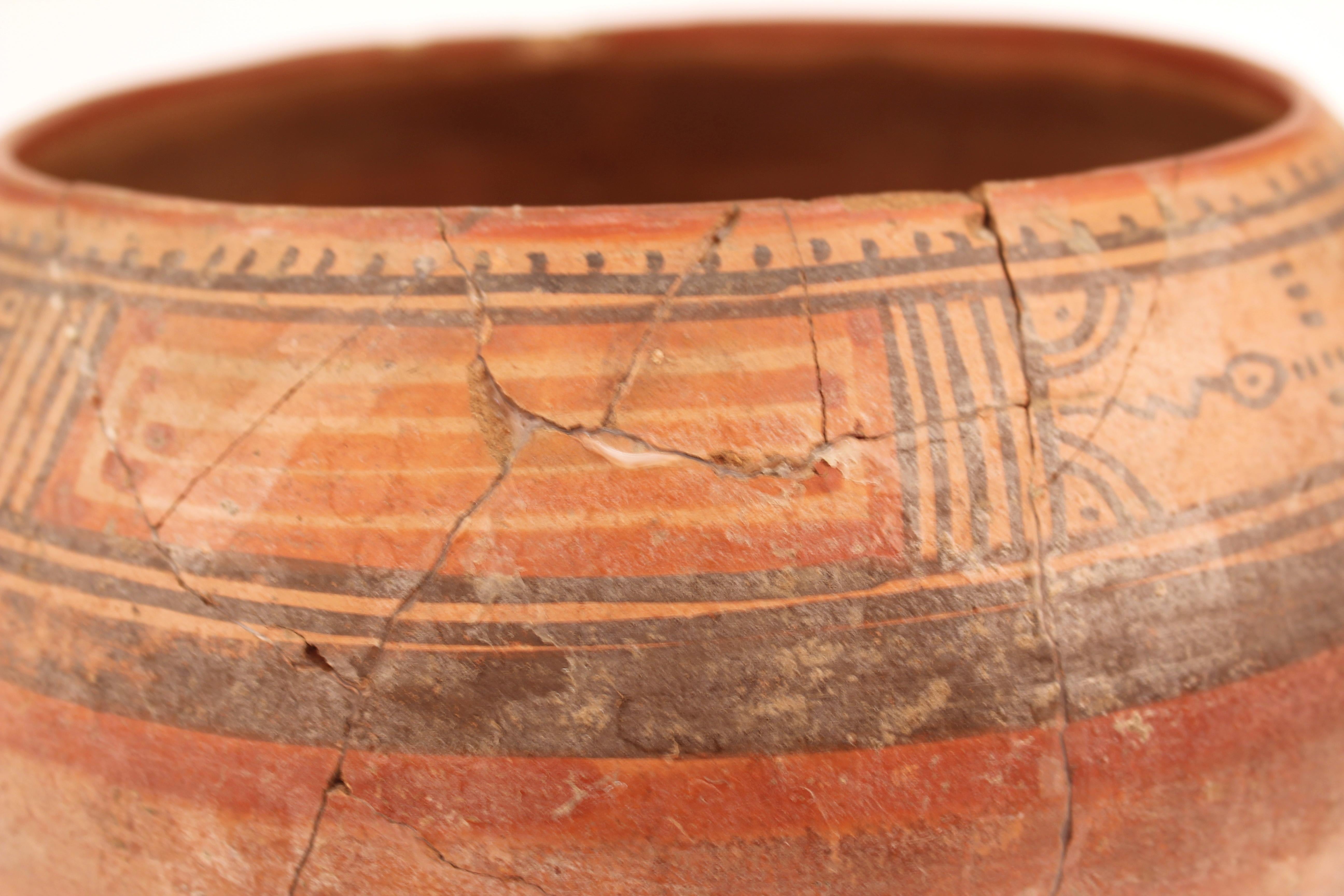 18th Century and Earlier Pre-Columbian Costa Rican Nicoya Pottery Bowl