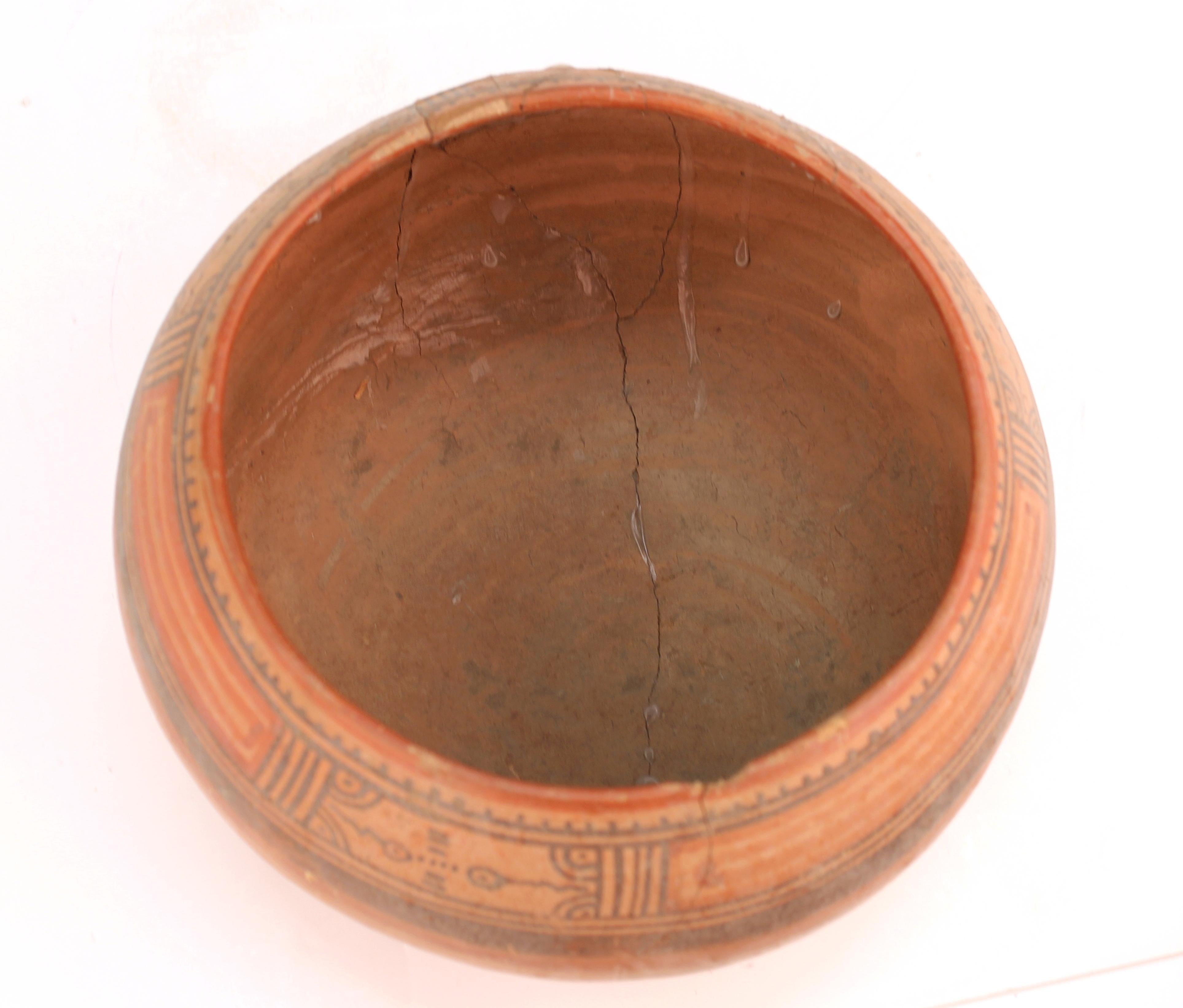 Pre-Columbian Costa Rican Nicoya Pottery Bowl 1