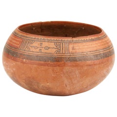Used Pre-Columbian Costa Rican Nicoya Pottery Bowl