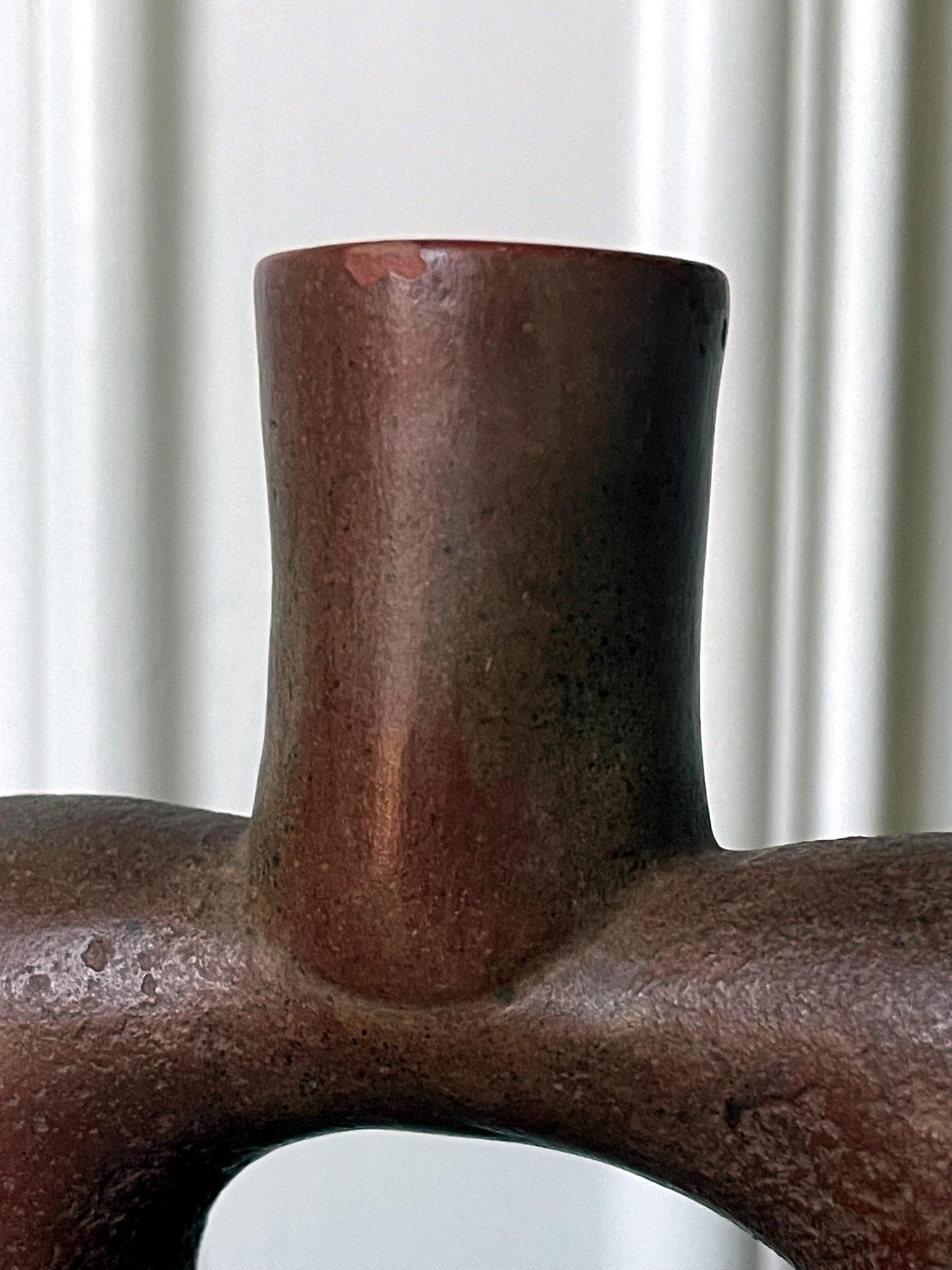 Vaso estribo Cupisnique precolombino de Perú en venta 8