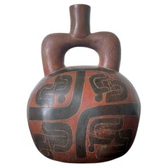 Pre-Columbian Cupisnique Stirrup Vessel from Peru