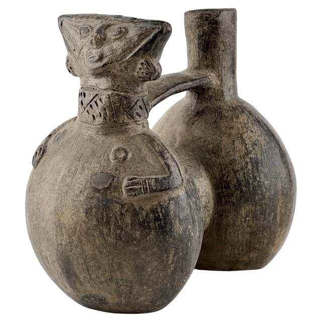 Rare Pre-Columbian Nasca Ceramic Drum Vessel South American art For ...