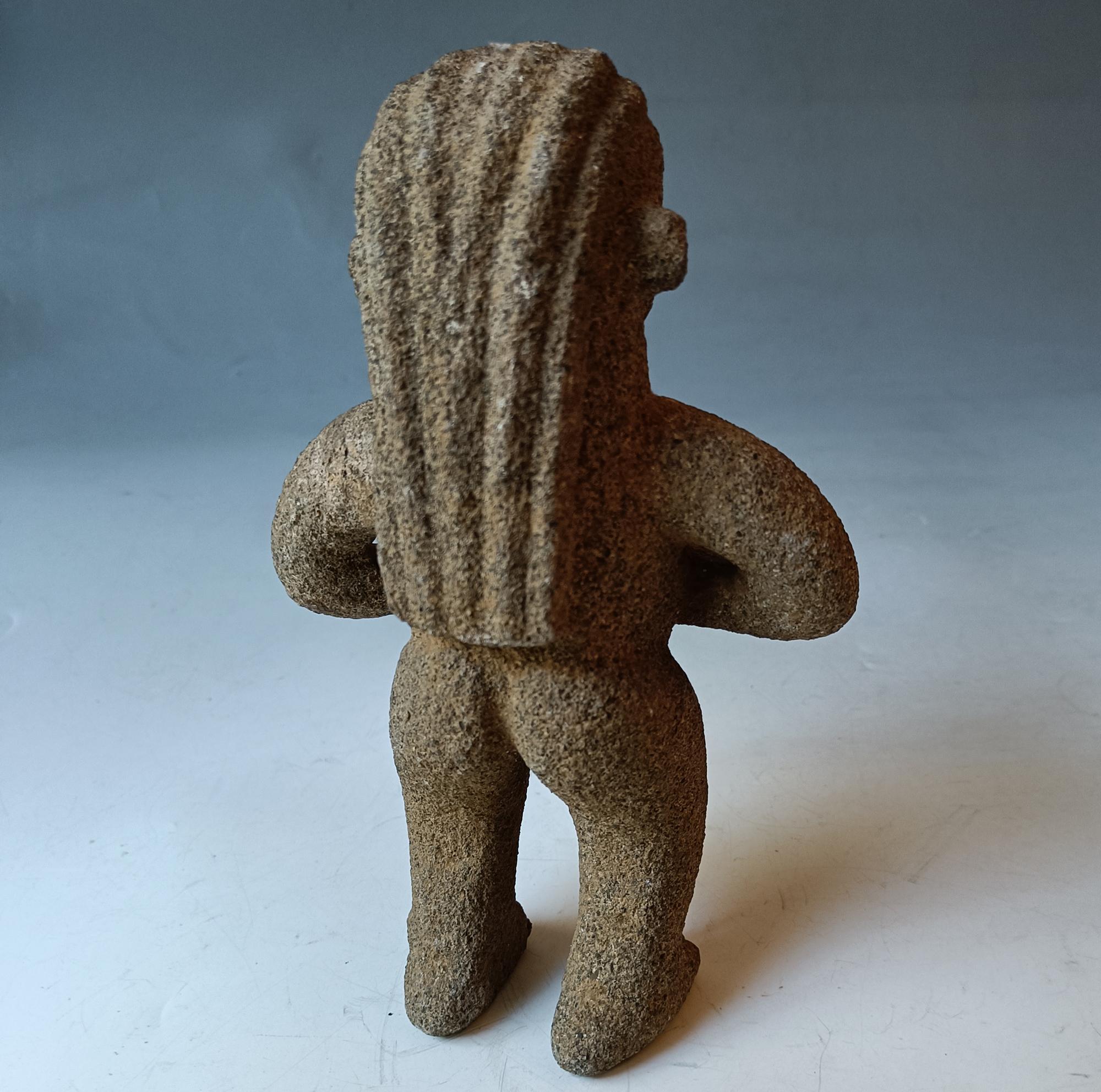 Präkolumbianische weibliche Stein-Fertility-Figur Costa Rica (Costa-ricanisch) im Angebot