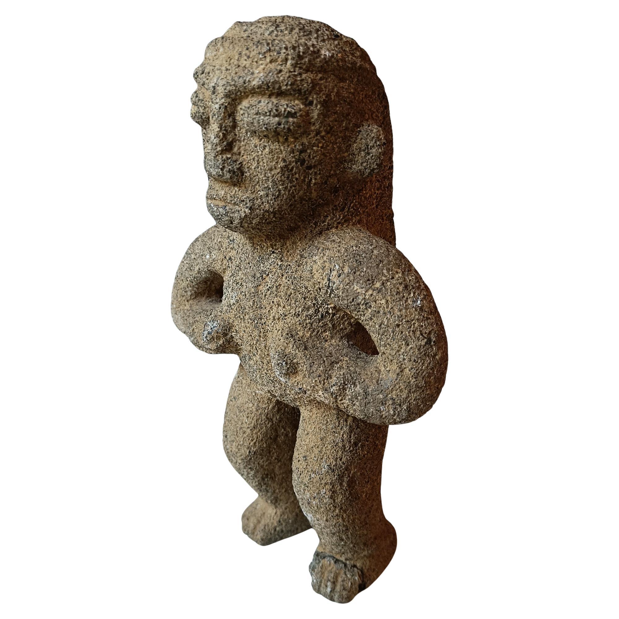 Pre Columbian Female Stone Fertility figure Costa Rica