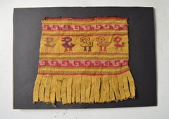 Pre Columbian Fine Chancay Textile Panel, circa 1100-1400 AD