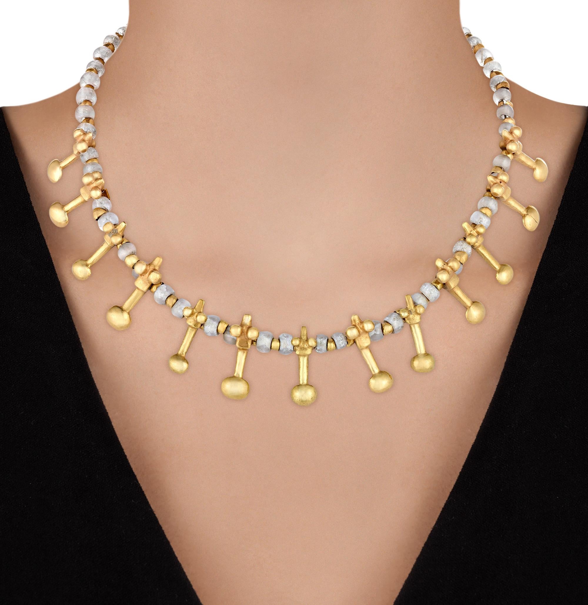 Pre-Columbianische Gold-Halskette im Zustand „Hervorragend“ im Angebot in New Orleans, LA