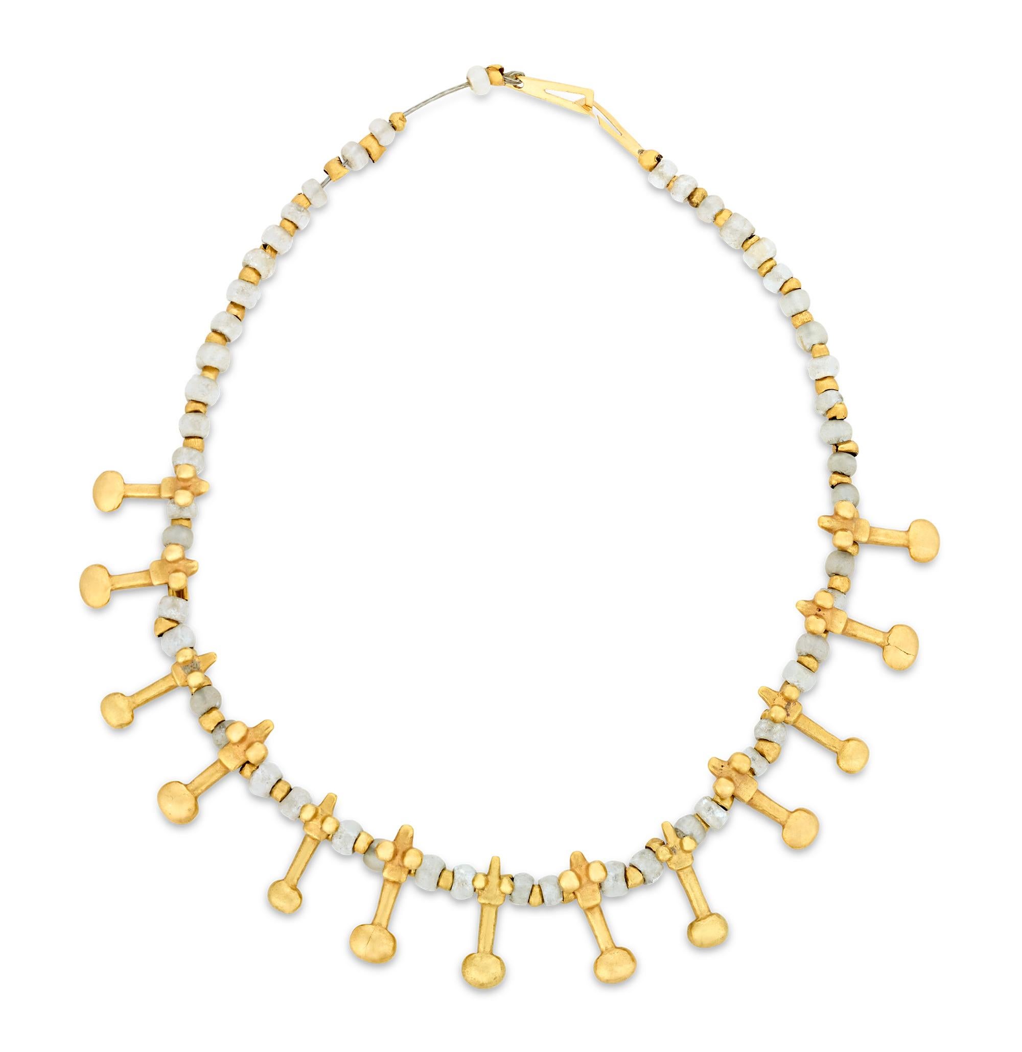 Pre-Columbianische Gold-Halskette für Damen oder Herren im Angebot