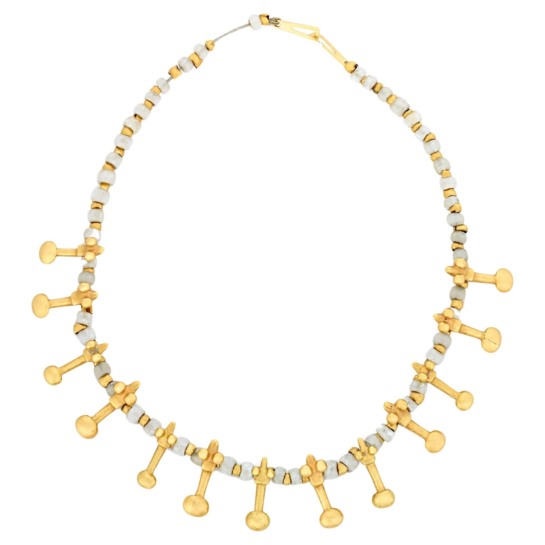 Pre-Columbianische Gold-Halskette im Angebot