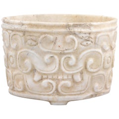 Used Pre-Columbian Honduran Marble Bowl