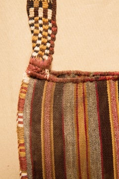Pre-Columbian Imperial Style Shaman’s Coca Leaf Bag, Inca, Peru 1400-1530 AD