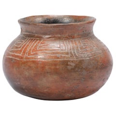 Pre-Columbian Incised Redware Olla