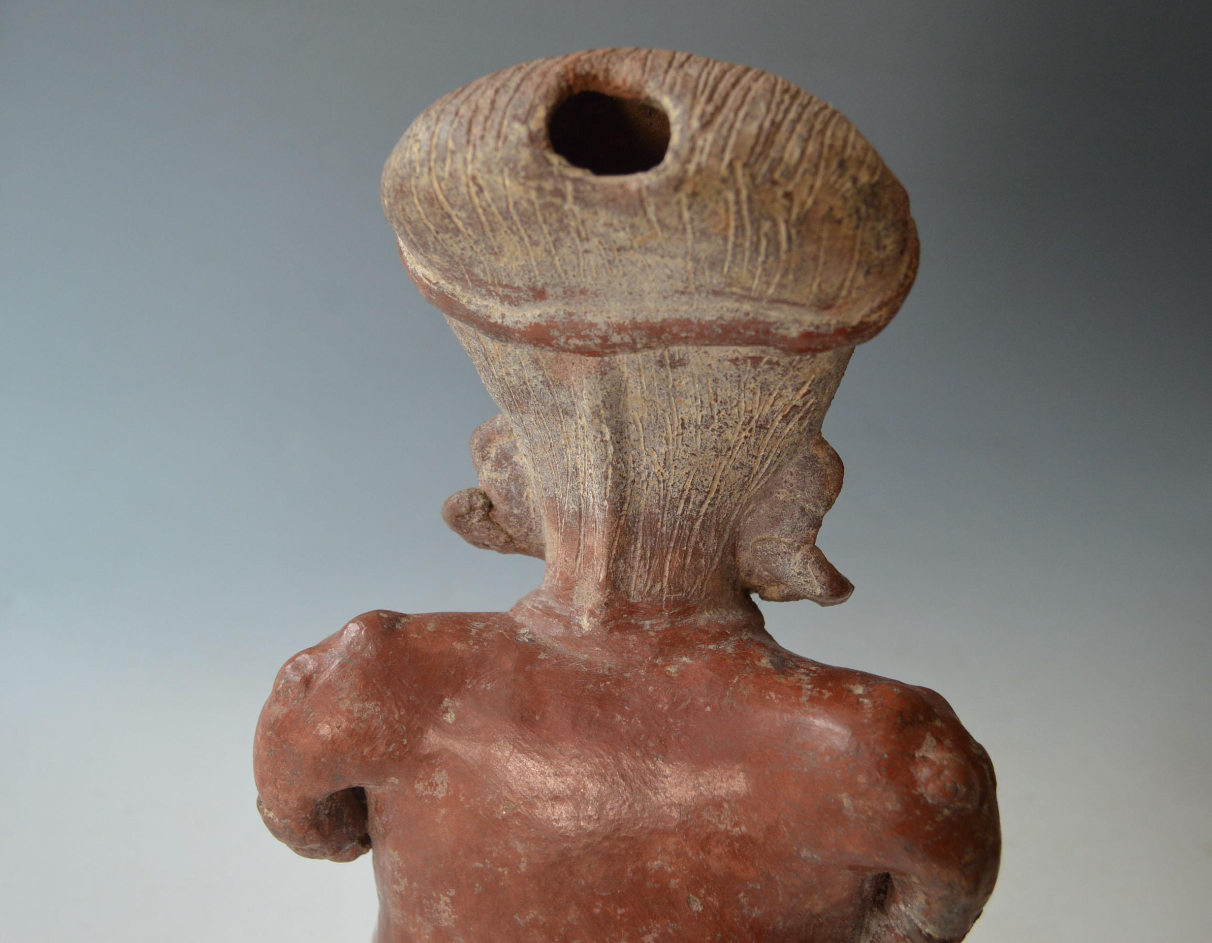 Pre Columbian Jalisco  Figure West Mexico Circa B.C. 100-300 A.D In Good Condition For Sale In London, GB
