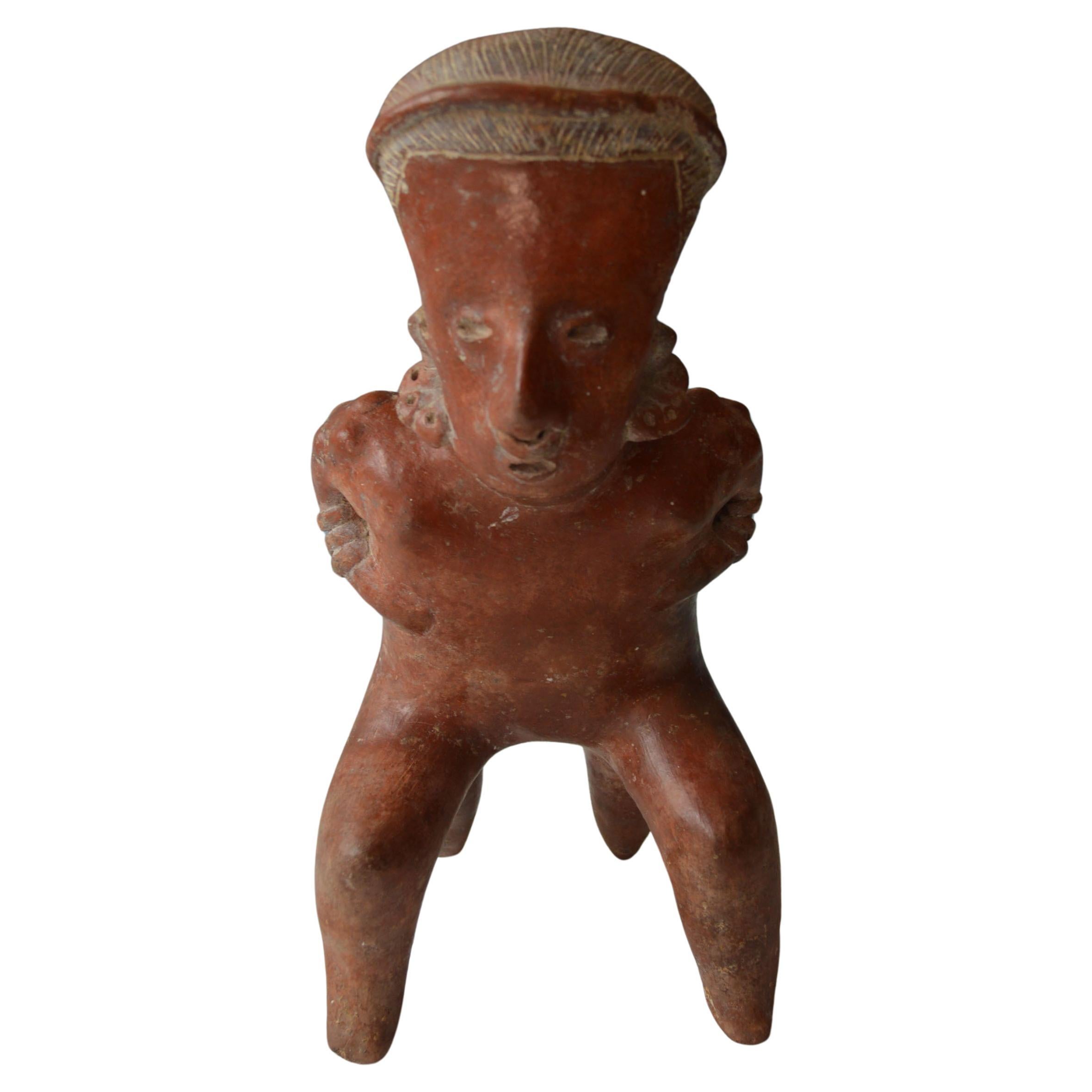Pre Columbian Jalisco  Figure West Mexico Circa B.C. 100-300 A.D For Sale