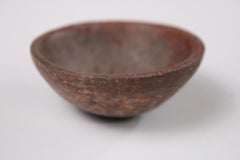 Pre-Columbian Jalisco Miniature Bowl with Three Carved Labrets