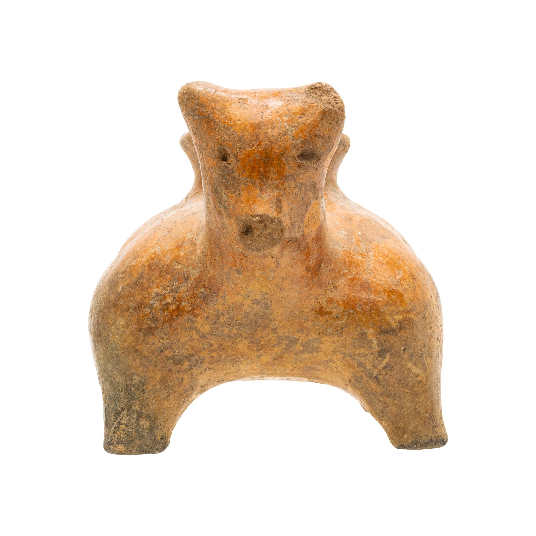 Vase à chien en terre rouge Pre-Columbian Jalisco en vente 1