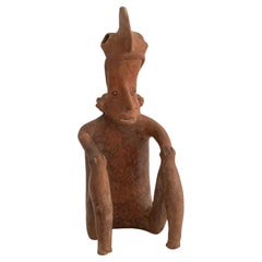 Pre-Columbian Jalisco Seated Figure Sculpture