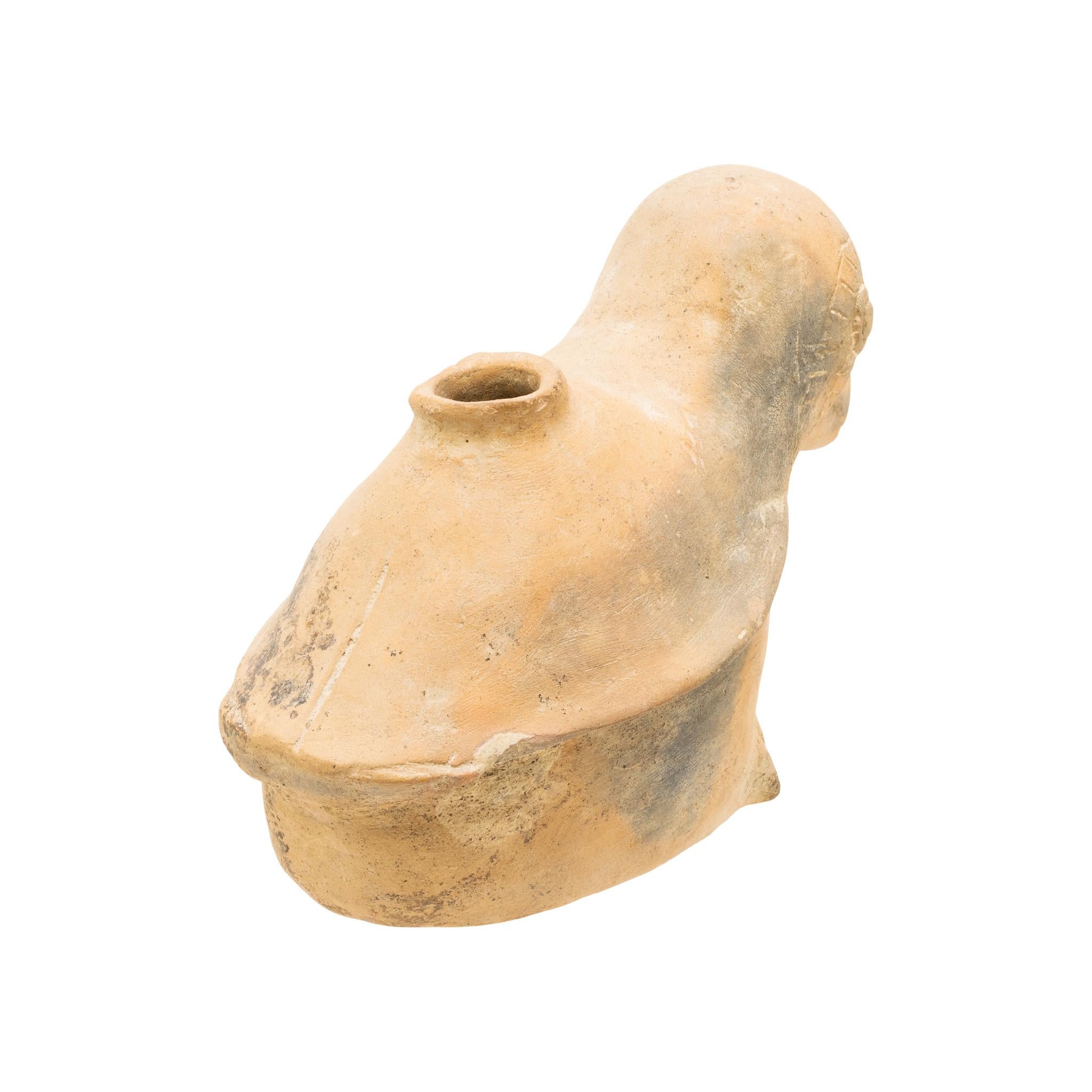 Uccello di ceramica Pre-Columbian Jamacoaque In condizioni buone in vendita a Coeur d'Alene, ID