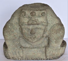 Pre-Columbian Large Carved Stone Figure