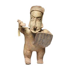 Pre Columbian Large Jalisco Figure West Mexico Circa B.C. 100-300 A.D