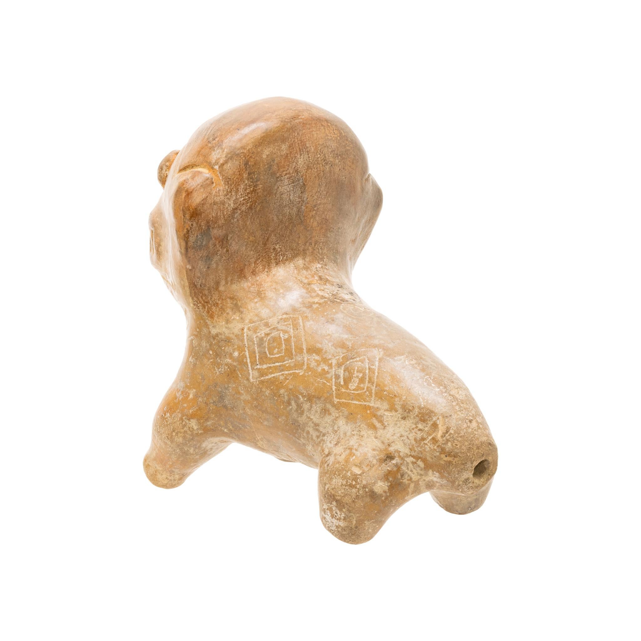 Mexican Pre-Columbian Manabi (Ecuador) Pottery Dog For Sale