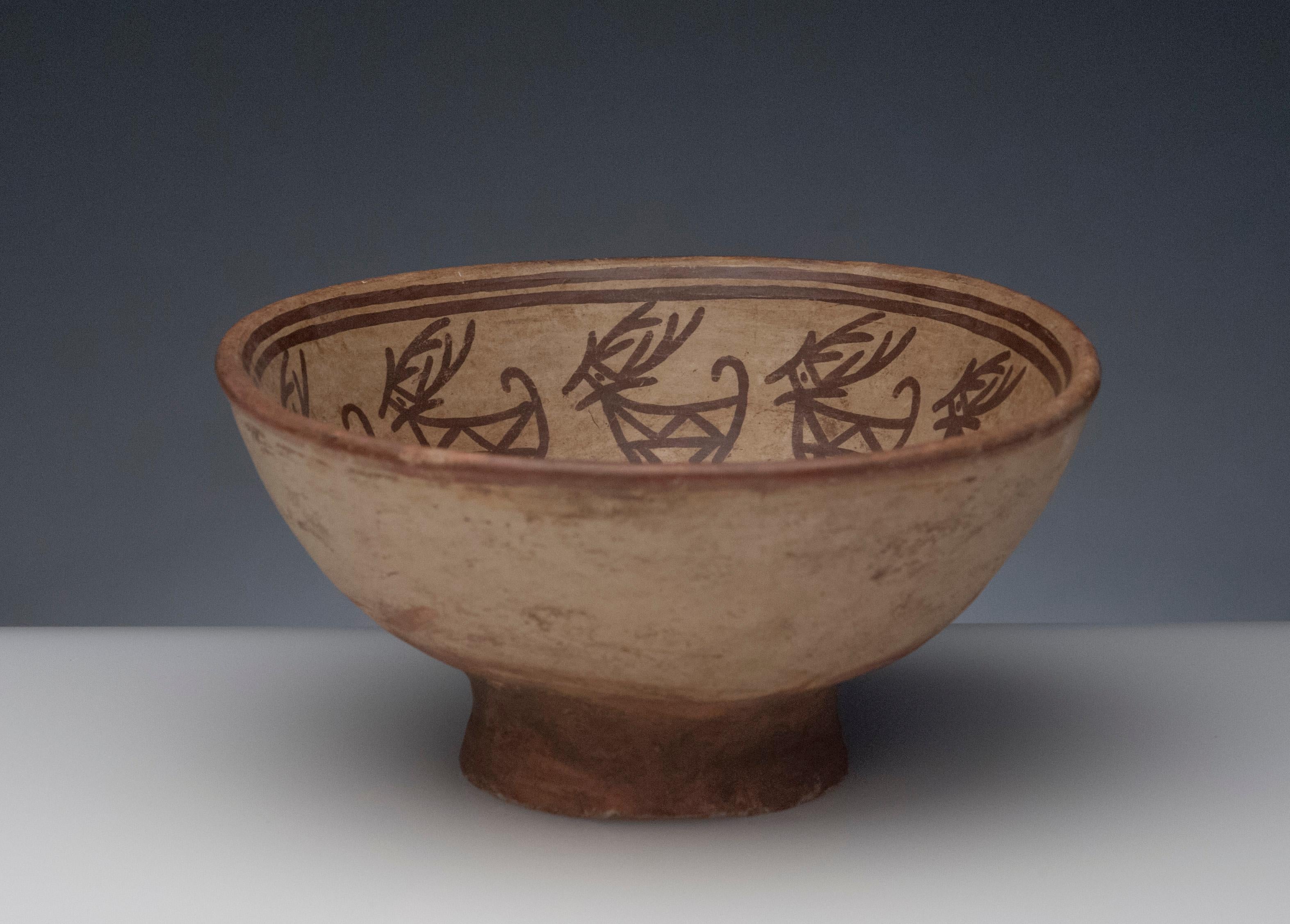 Pre-Columbian Narino Bowl with Deer 1