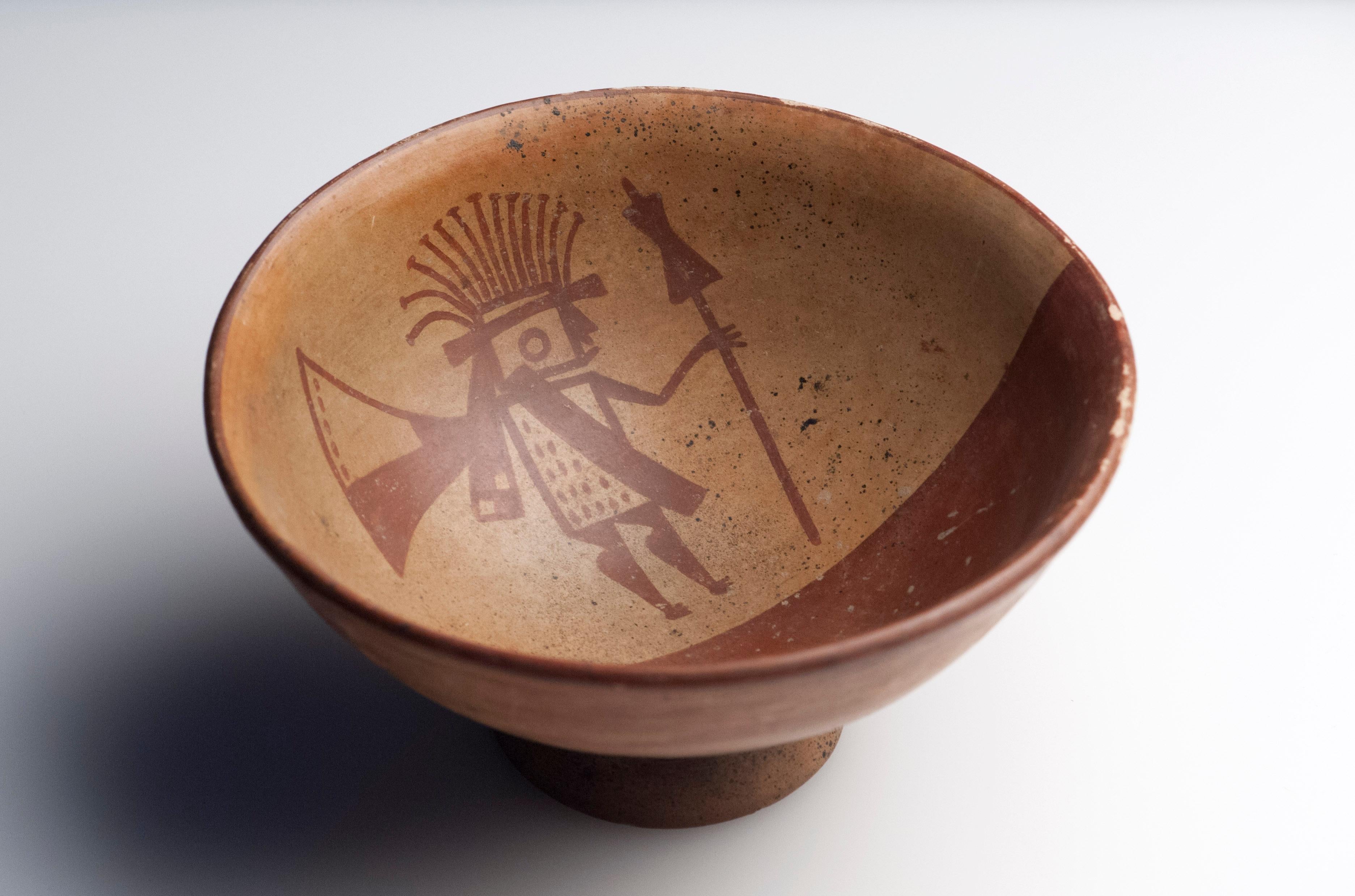 Pre-Columbian Narino Warrior Bowl 1