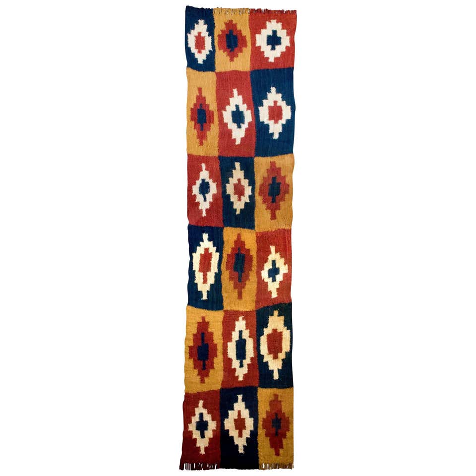 Checkerboard Textile Abstract Geometric Checkerboard Pre-Columbian Early Nazca Textile - 100 ...