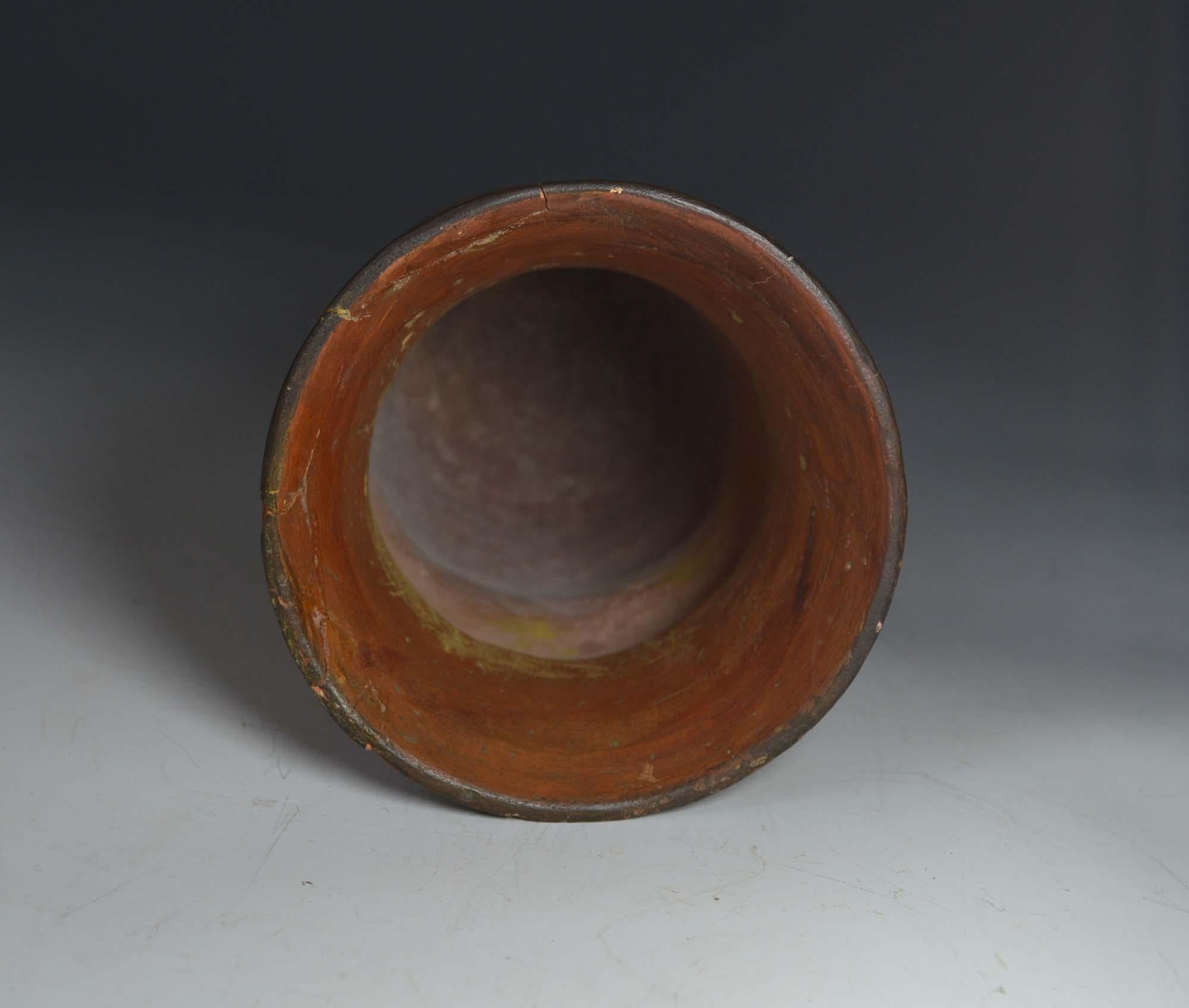 Pre Columbian Nazca Cylinder Vase, circa 100 BC-800 AD In Fair Condition In London, GB