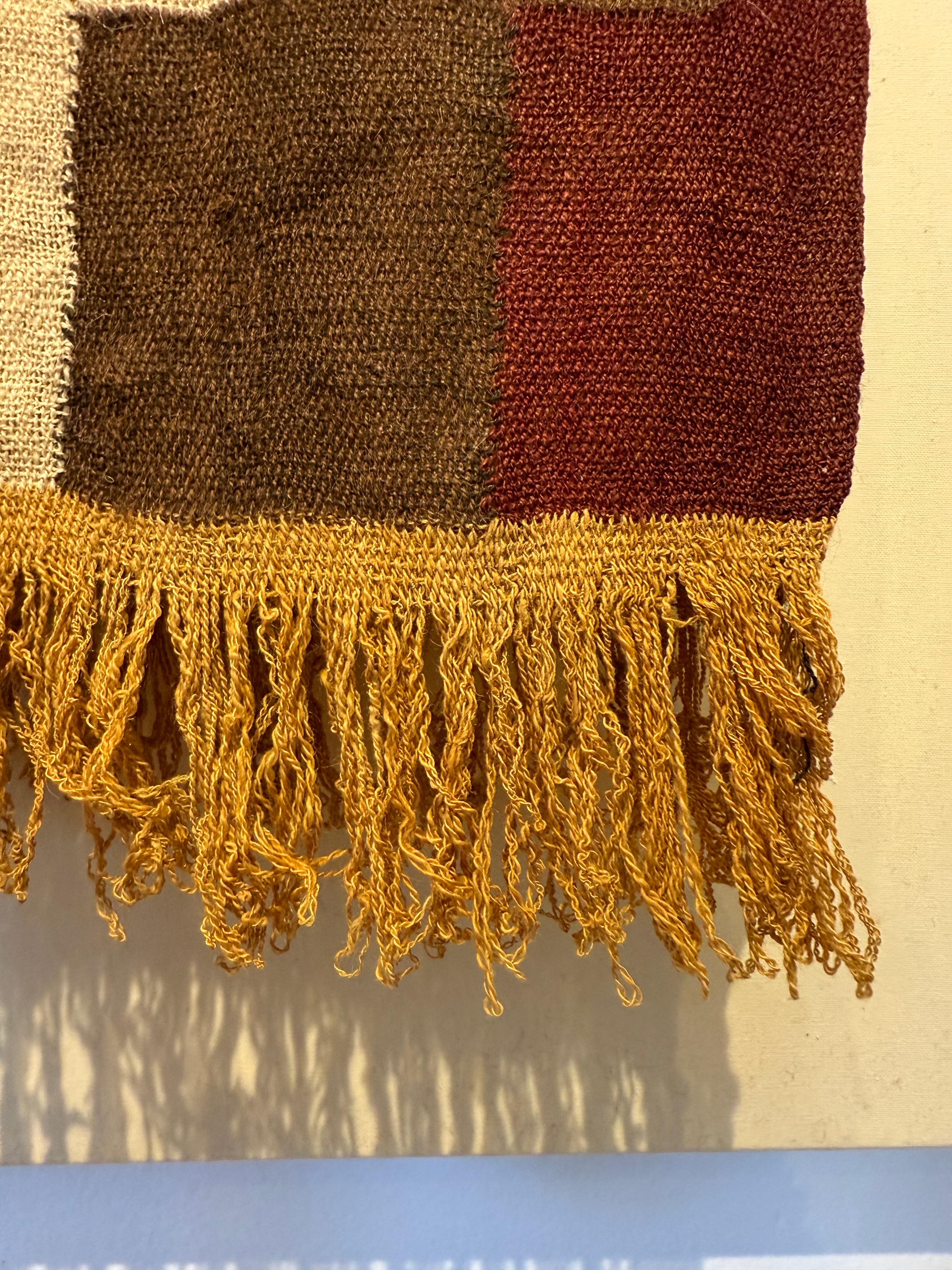 Hand-Woven Pre-Columbian Nazca Nasca Stepped Textile Tunic Poncho Peru For Sale