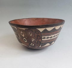 Pre-Columbian Nazca Polychrome Bowl South American art